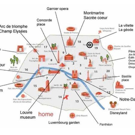 2 Chambre Arena - La Chapelle Paris Eksteriør bilde